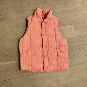 3/$15 Womens Girls Lands’ End Pink Puffer Puffy Vest XS Small S or Girls L 14